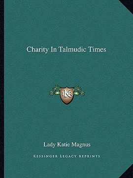 portada charity in talmudic times