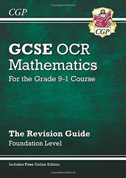 portada GCSE Maths OCR Revision Guide: Foundation - for the Grade 9-1 Course (with Online Edition)