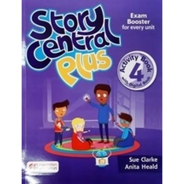 portada Story Central Plus 4 Activity Book With Digital Book Macmillan (en Inglés)
