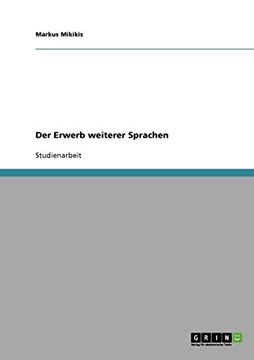 portada Der Erwerb weiterer Sprachen (German Edition)