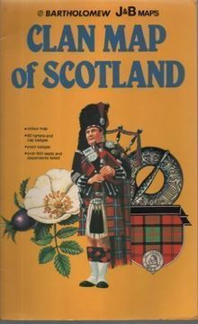 portada Clan map of Scotland (en Inglés)