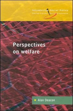 portada Perspectives on Welfare: Ideas, Ideologies and Policy Debates (Introducing Social Policy) (in English)