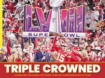portada Triple Crowned - Celebrating the Kansas City Chiefs' Third NFL Championship in Five Years (en Inglés)