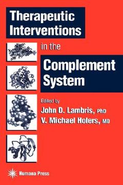 portada therapeutic interventions in the complement system (en Inglés)