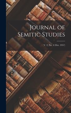 portada Journal of Semitic Studies; v. 2, no. 4 (oct. 1957) (en Inglés)