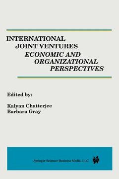 portada International Joint Ventures: Economic and Organizational Perspectives