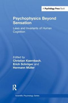 portada psychophysics beyond sensation: laws and invariants of human cognition (en Inglés)