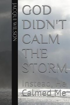 portada God Didn't Calm the Storm: Instead He Calmed Me (en Inglés)