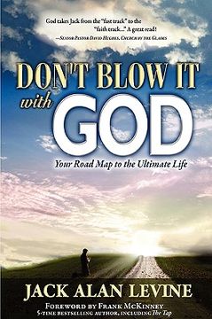 portada don't blow it with god (en Inglés)