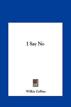portada i say no (en Inglés)