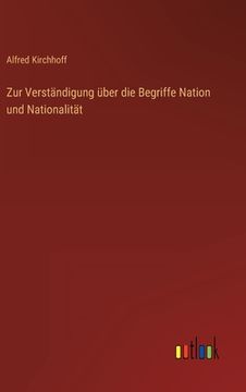 portada Zur Verständigung über die Begriffe Nation und Nationalität (en Alemán)