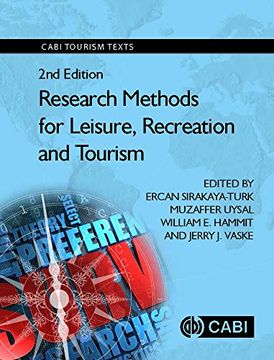 portada Research Methods for Leisure, Recreation and Tourism (en Inglés)