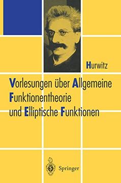 portada Vorlesungen Über Allgemeine Funktionen-Theorie und Elliptische Funktionen (in German)