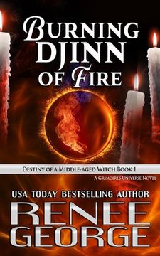 portada Burning Djinn of Fire: Destiny of a Middle-aged Witch Book 1 (en Inglés)