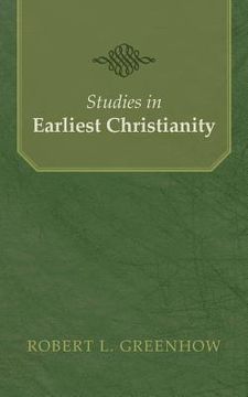 portada Studies in Earliest Christianity (en Inglés)