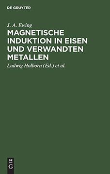 portada Magnetische Induktion in Eisen und Verwandten Metallen (en Alemán)