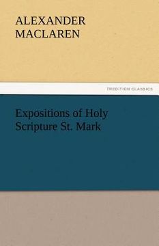 portada expositions of holy scripture st. mark (en Inglés)