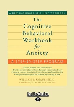 portada the cognitive behavioral workbook for anxiety (en Inglés)