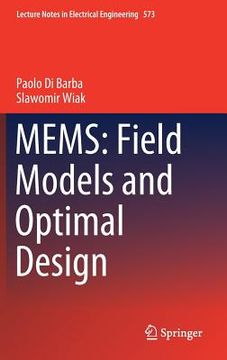 portada Mems: Field Models and Optimal Design (en Inglés)