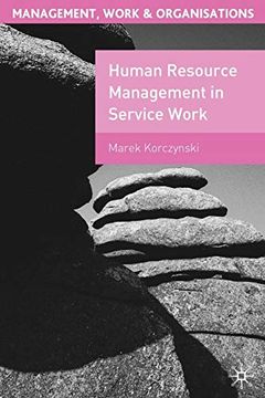 portada Human Resource Management in Service Work (Management, Work and Organisations) (en Inglés)