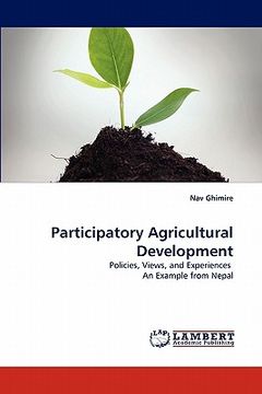 portada participatory agricultural development (en Inglés)