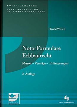 portada Notarformulare Erbbaurecht: Muster - Verträge - Erläuterungen, Buch mit Musterdownload (en Alemán)