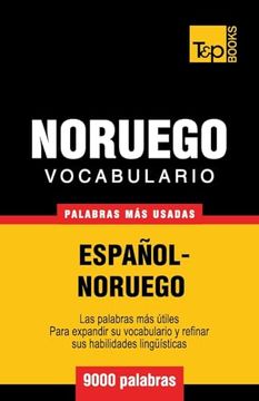 portada Vocabulario Español-Noruego - 9000 Palabras más Usadas