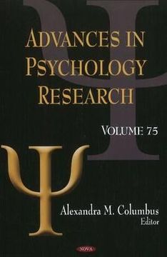 portada advances in psychology research