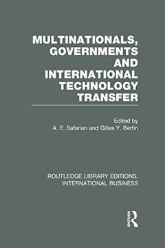 portada Multinationals, Governments and International Technology Transfer (Rle International Business) (en Inglés)