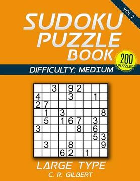 portada Sudoku Puzzle Book - Medium (en Inglés)