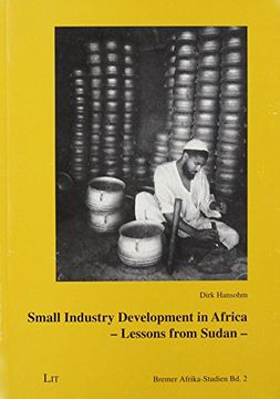 portada Small Industry Development in Africa Lessons From Sudan no 2 Bremen African Studies