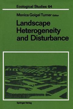 portada landscape heterogeneity and disturbance (en Inglés)