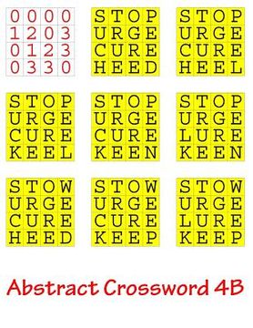 portada Abstract Crossword 4B (en Inglés)