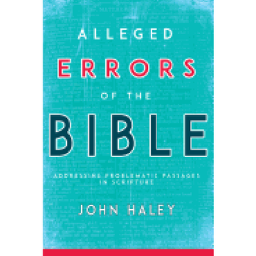 portada Alleged Errors of the Bible: Addressing Problematic Passages in Scripture (in English)
