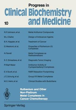 portada ruthenium and other non-platinum metal complexes in cancer chemotherapy (en Inglés)