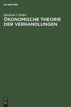 portada Ökonomische Theorie der Verhandlungen: Einführung (in German)