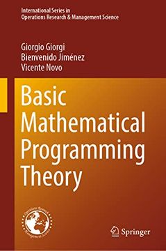 portada Basic Mathematical Programming Theory (en Inglés)