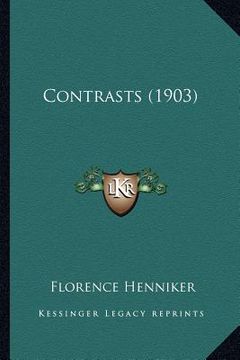 portada contrasts (1903) (in English)