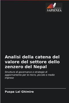 portada Analisi della catena del valore del settore dello zenzero del Nepal (in Italian)
