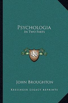 portada psychologia: in two parts