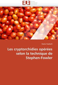 portada Les Cryptorchidies Operees Selon La Technique de Stephen-Fowler