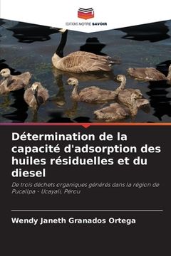 portada Détermination de la capacité d'adsorption des huiles résiduelles et du diesel (in French)