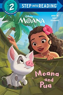 portada Moana and pua (Disney Moana) (Step Into Reading, Step 2: Disney Moana) (en Inglés)