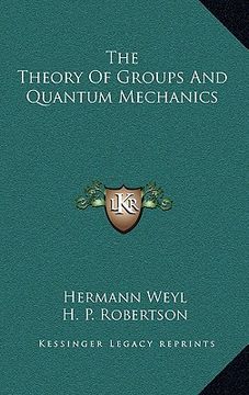 portada the theory of groups and quantum mechanics (en Inglés)