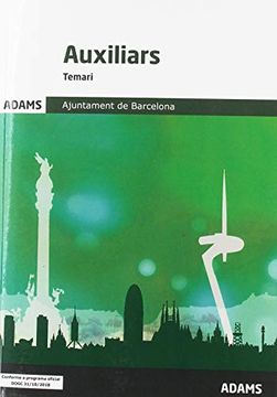 portada Temari Auxiliars Ajuntament de Barcelona (en Catalá)