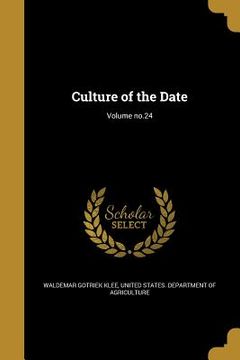 portada Culture of the Date; Volume no.24 (en Inglés)