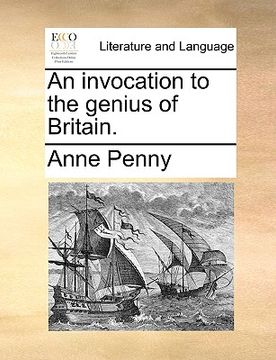 portada an invocation to the genius of britain. (en Inglés)