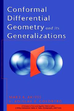 portada conformal differential geometry and its generalizations (en Inglés)