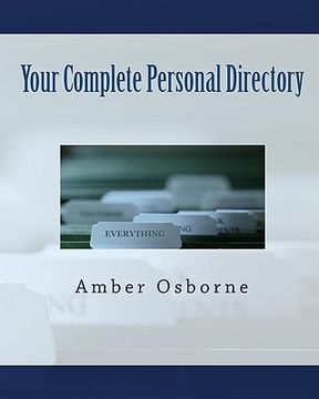 portada your complete personal directory (en Inglés)