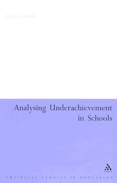 portada analysing underachievement in schools (en Inglés)